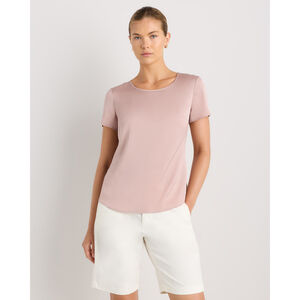 Washable Stretch Silk Tee